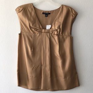 NWT Banana Republic Gold Sleeveless Top